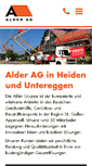 Mobile Screenshot of alder-heiden.ch